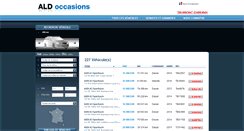 Desktop Screenshot of ald-occasions.fr